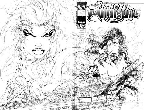 Witchblade 01 black & white Comic Costume, Male Sketch, Costumes, Black ...