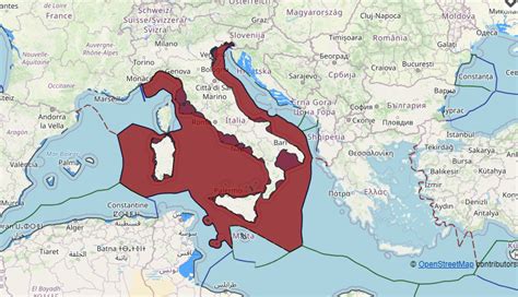 Italy maritime claims about baselines, internal waters, territorial ...