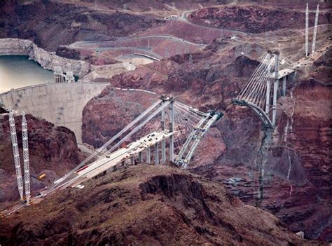 Hoover Dam bypass bridge construction | LAS VEGAS | Pinterest