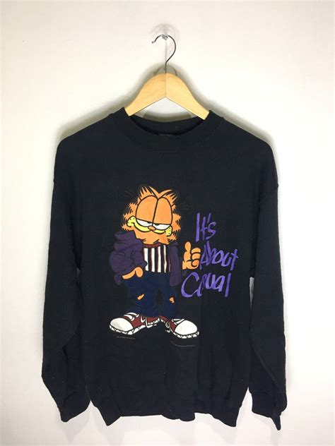 Vintage Vintage Garfield Cartoon Character Sweatshirt | Grailed