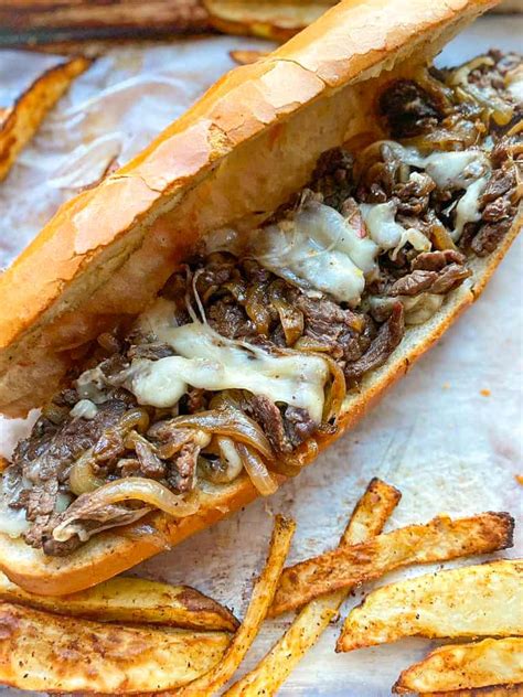 Classic Philly Cheesesteak - Fufu's Kitchen