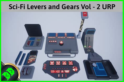 Sci-Fi Levers and Gears Vol - 2 URP | 3D Electronics | Unity Asset Store