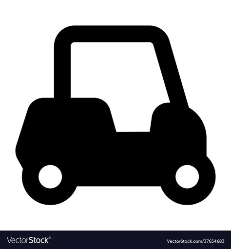 Golf cart Royalty Free Vector Image - VectorStock