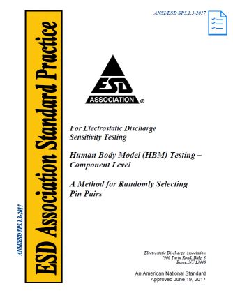 JWG – Human Body Model (HBM) Device Testing | EOS/ESD Association, Inc.