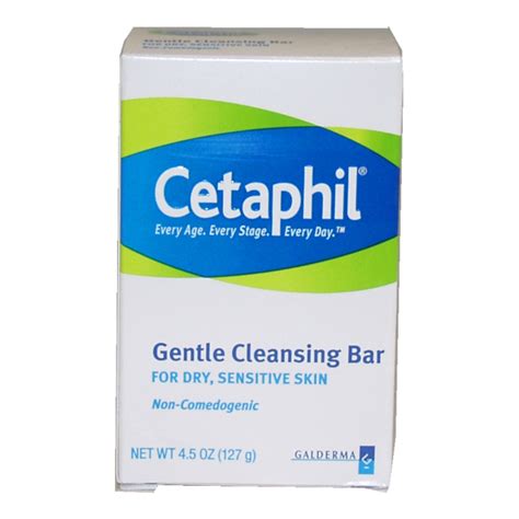 Gentle Cleansing Bar by Cetaphil for Unisex - 4.5 oz Soap - Walmart.com