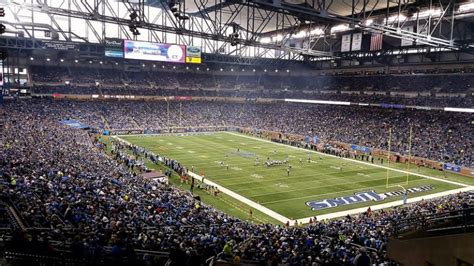 Ford Field, Detroit Lions football stadium - Stadiums of Pro Football