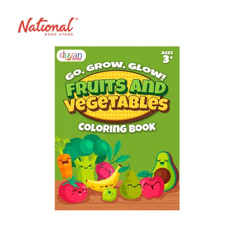Fruits And Vegetables Coloring Book - Trade Paperback - Activity Books for Kids