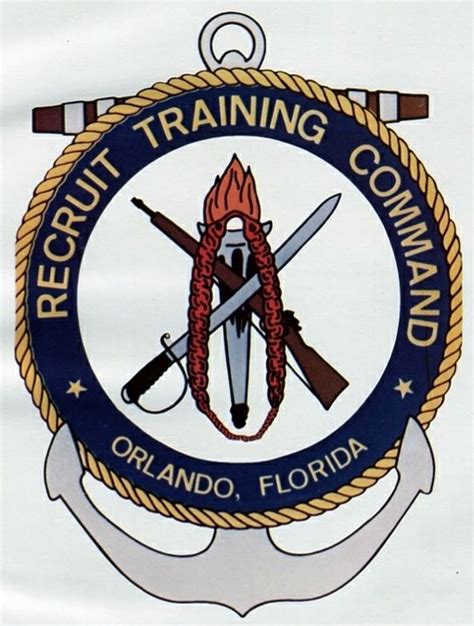 Emblem of Recruit Training Command (RTC) Orlando, FL (1968-1995), the US Navys only co-ed boot ...