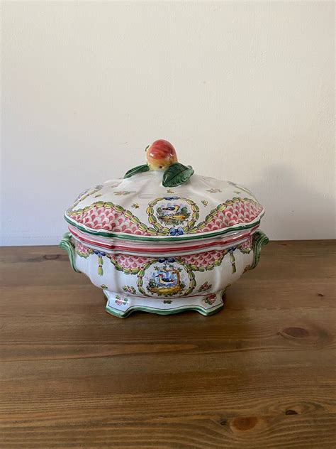 Antique French Soup Vegetable Tureen Large Ornate French - Etsy