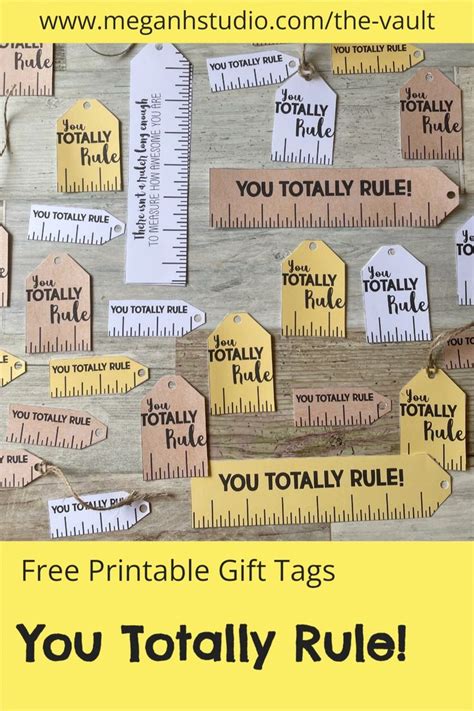 Teacher Thank You Gift Ideas DIY, Teacher Gift Tag Printables, School ...