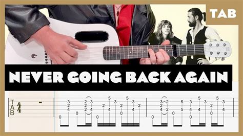 Fleetwood Mac - Never Going Back Again - Guitar Tab | Drop D | Lesson ...