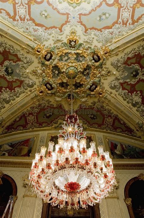 Dolmabahce Palace Interior, Istanbul Editorial Photo - Image of ...