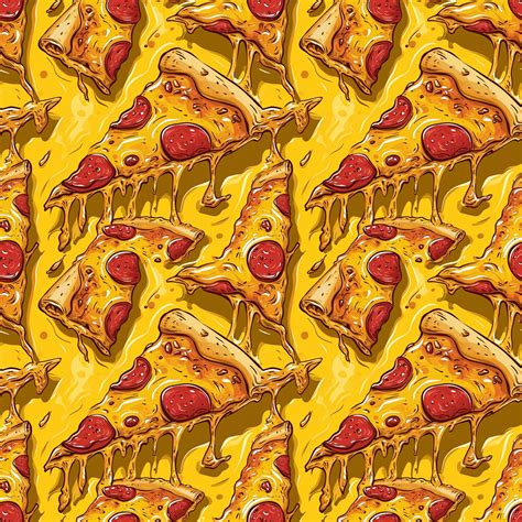 Pizza Melt Pattern 2 Fabric – ineedfabric.com