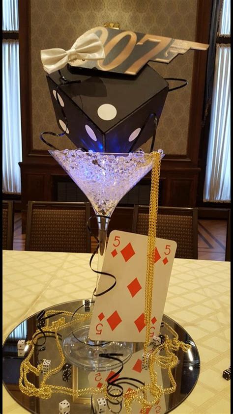 James Bond Theme - Printing by A Little Sunshine, centerpiece concept ...