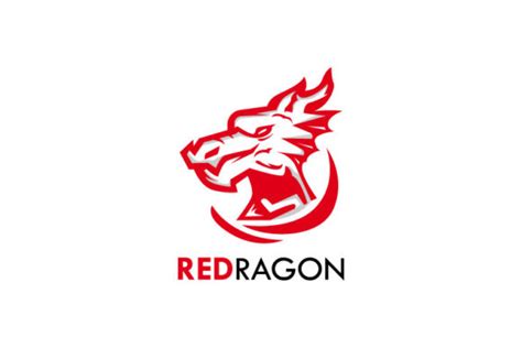 Red Dragon Logo Template Design Concept Graphic by Muhammad Rizky ...