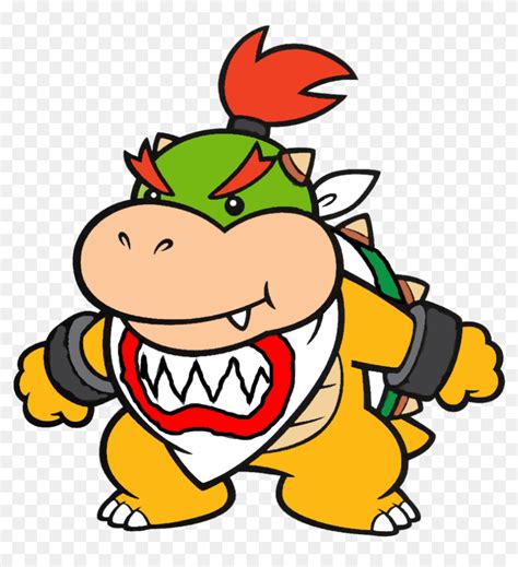 Bowser Koopa Jr Art - Mario Bros Bowser Jr, HD Png Download - 808x841 ...