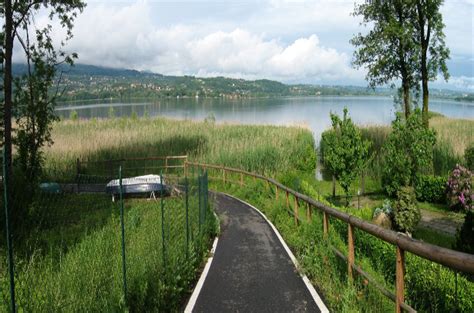 bike trail of lake varese - varese lake - isolino virginia - in lombardia - in-lombardia