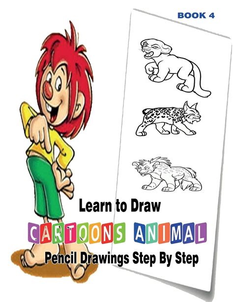 Buy Learn to Draw Cartoons: Pencil Drawings Step By Step Book 5: Pencil Drawing Ideas for ...