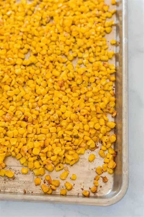 How To Cook Frozen Corn (Oven Roasted) - Build Your Bite