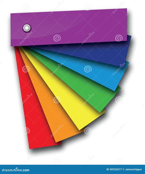 A rainbow colour book stock illustration. Illustration of literature ...