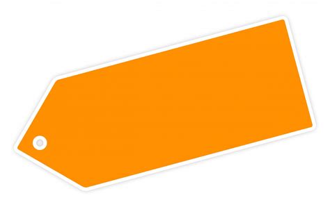 Orange Blank Label Free Stock Photo - Public Domain Pictures