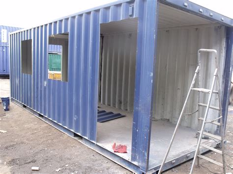 Work in progress - 20ft container conversion - mobile serving unit ...