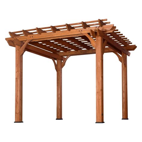 10x10 Wooden Pergola - Backyard Discovery | Wooden pergola, Cedar ...