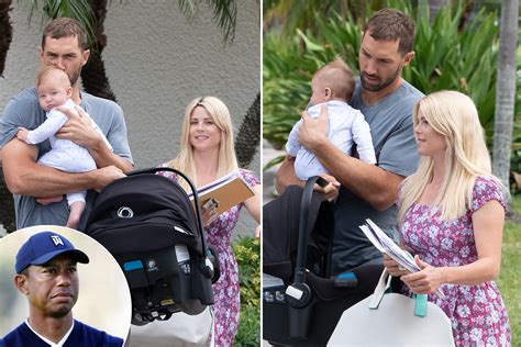 Tiger Woods’ ex Elin Nordegren and baby daddy Jordan Cameron look thrilled after changing baby’s ...