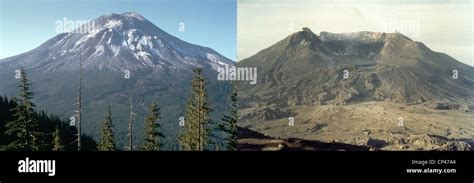 Mt St. Helens Eruption Map