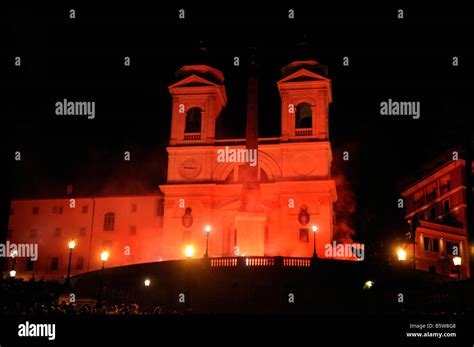 Ferragosto concert on the Spanish steps on 15th August with fireworks ...