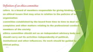 FUNCTIONS OF AN ETHICS COMMITTEE.pptx