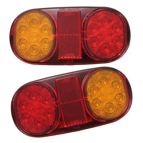 2x LED Tail Light Trailer Light For Boat Submersible Indicator Lamp | Alex NLD