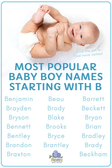 Unique Baby Boy Names That Start With B | Unique baby boy names, Unique boy names, Baby boy names