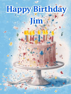 Happy Birthday Jim GIF 3