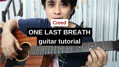 Creed One Last Breath guitar tutorial | Rhythm guitar and chords of One ...