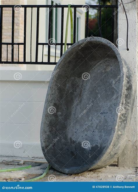 Mixing Tub stock photo. Image of fence, house, concrete - 47028938