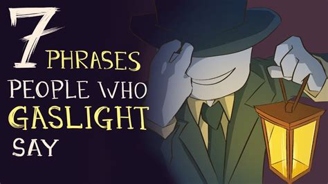 7 Phrases People Who Gaslight Say - YouTube