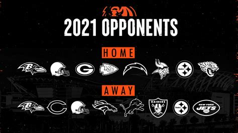 Cincinnati Bengals 2021 Schedule: Opponents Officially Set