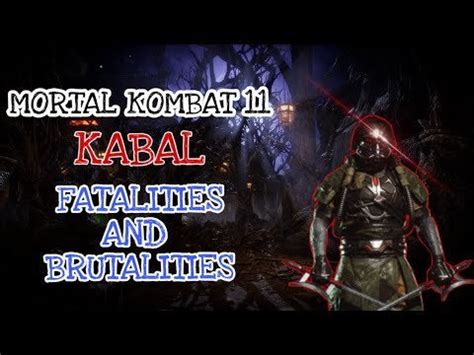 New uploaded on Kabal Fatalities and Brutalities : MortalKombat