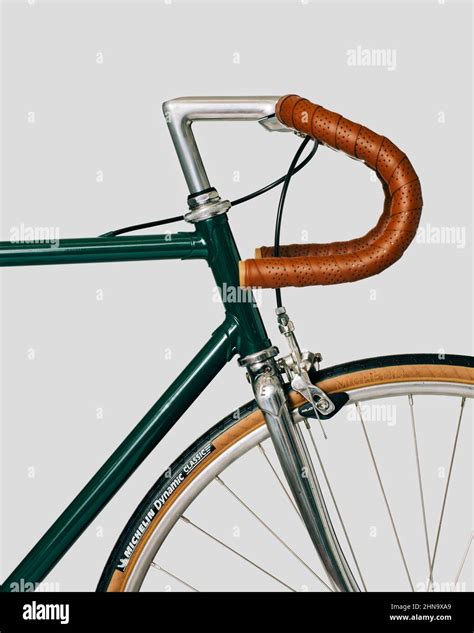 Vintage classic bike, white background Stock Photo - Alamy