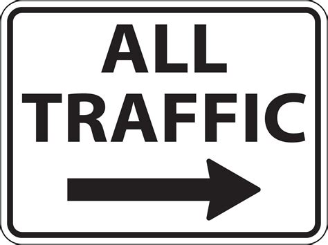 All Traffic Right Arrow Sign On White Background 7138554 Vector Art at ...