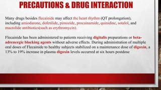 Flecainide | PPT