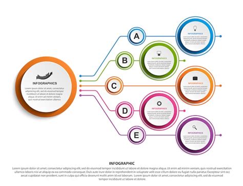 Premium Vector | Infographic design organization chart template.