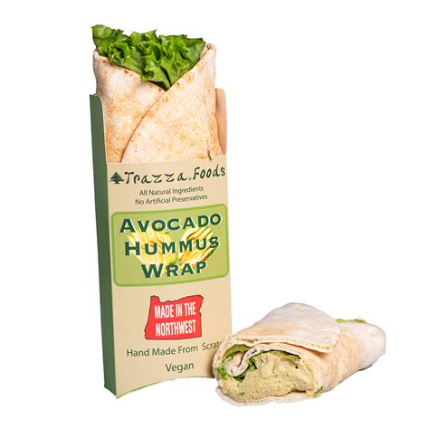 Avocado Hummus Wrap - Trazza Foods