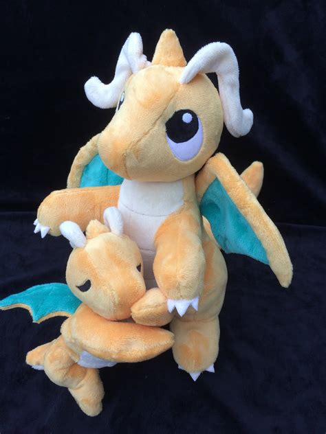 Baby Dragonite Plush Beaned Pokemon Pendragons Baby Bean | Etsy UK