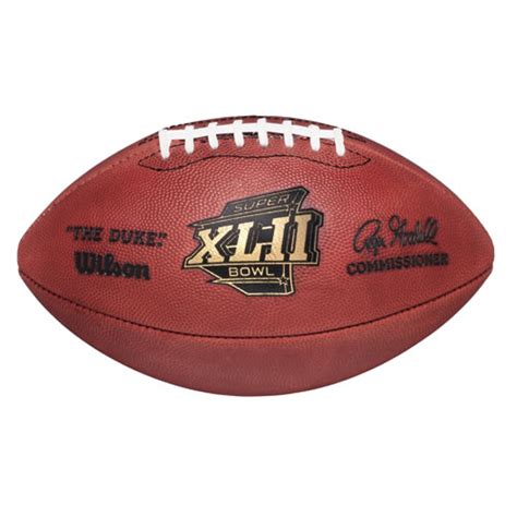 Eli Manning Signed Super Bowl XLII Logo Football Inscribed "SB XLII MVP ...