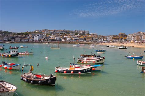 St Ives From The Harbour Wall | North Coast | Cornwall | Photography By Martin Eager | Runic Design