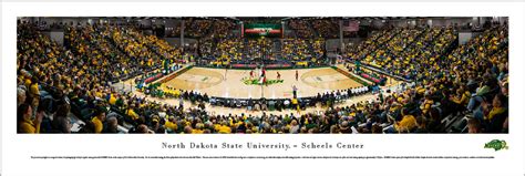 North Dakota State Bison at NDSU Scheels Arena Panoramic Poster - the ...