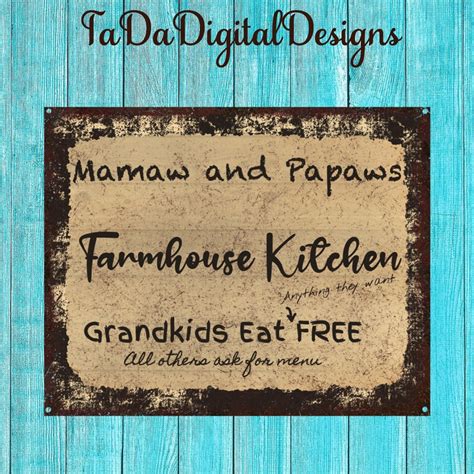 Farmhouse Printables / Farmhouse Kitchen Printables - Etsy