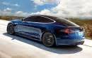 Tesla Model S Tuned by Unplugged Performance Looks Rakish - autoevolution